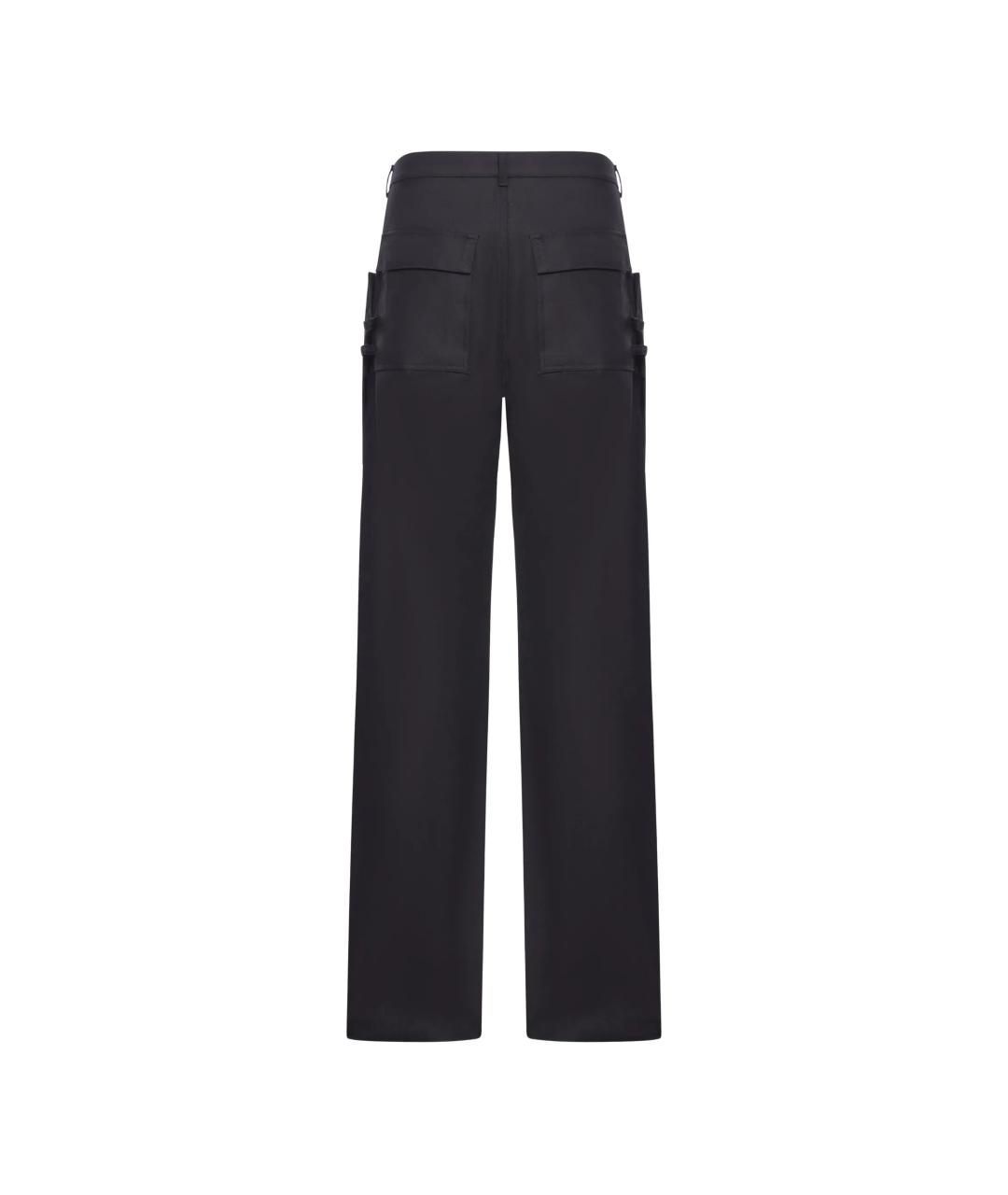 RICK OWENS Черные прямые джинсы, фото 2