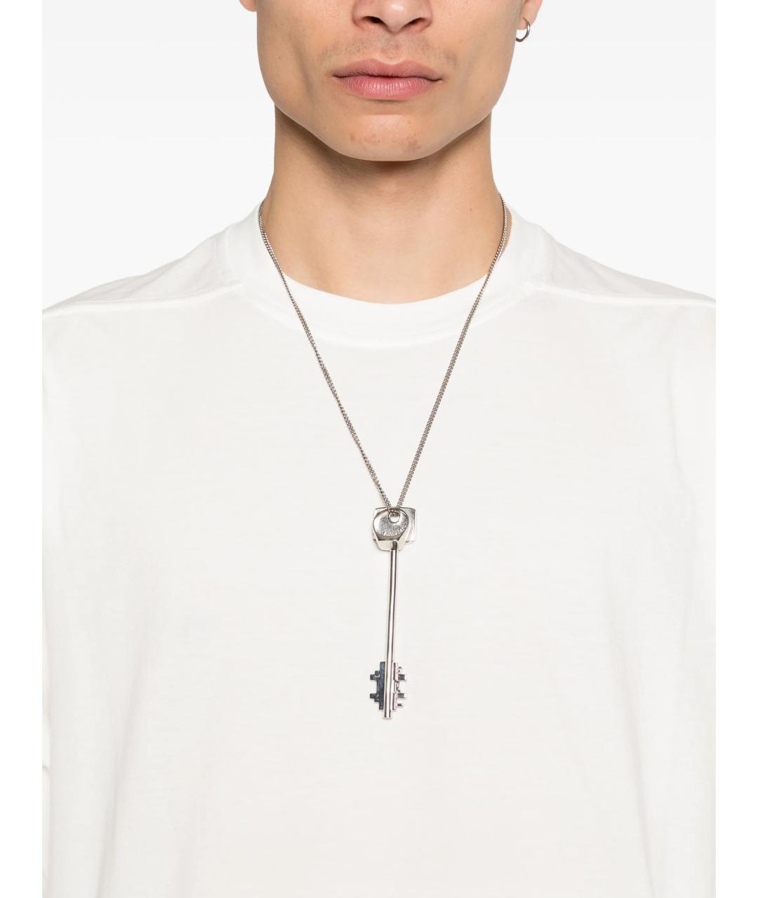 RICK OWENS Белая хлопковая футболка, фото 5