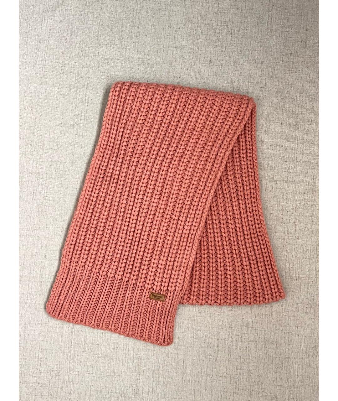 BARBOUR Коралловый шарф, фото 9