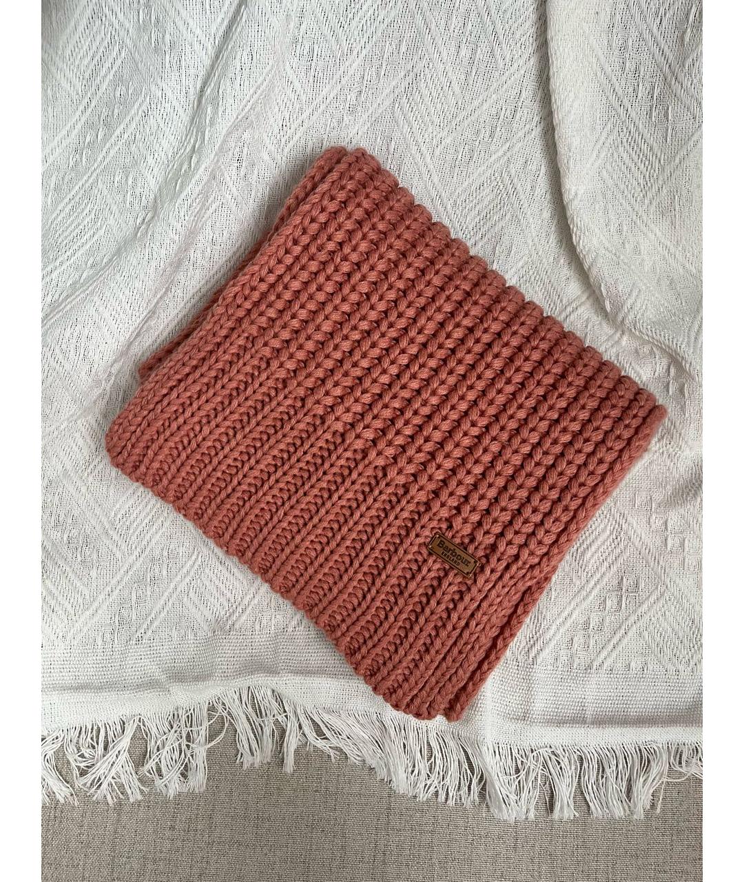 BARBOUR Коралловый шарф, фото 4