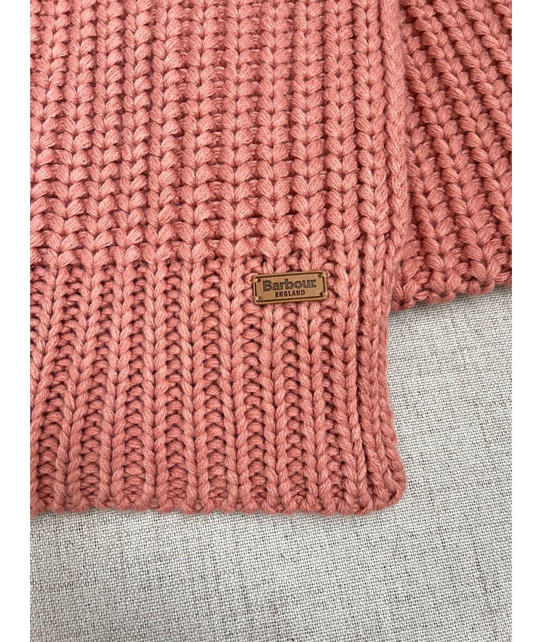 BARBOUR Коралловый шарф, фото 2