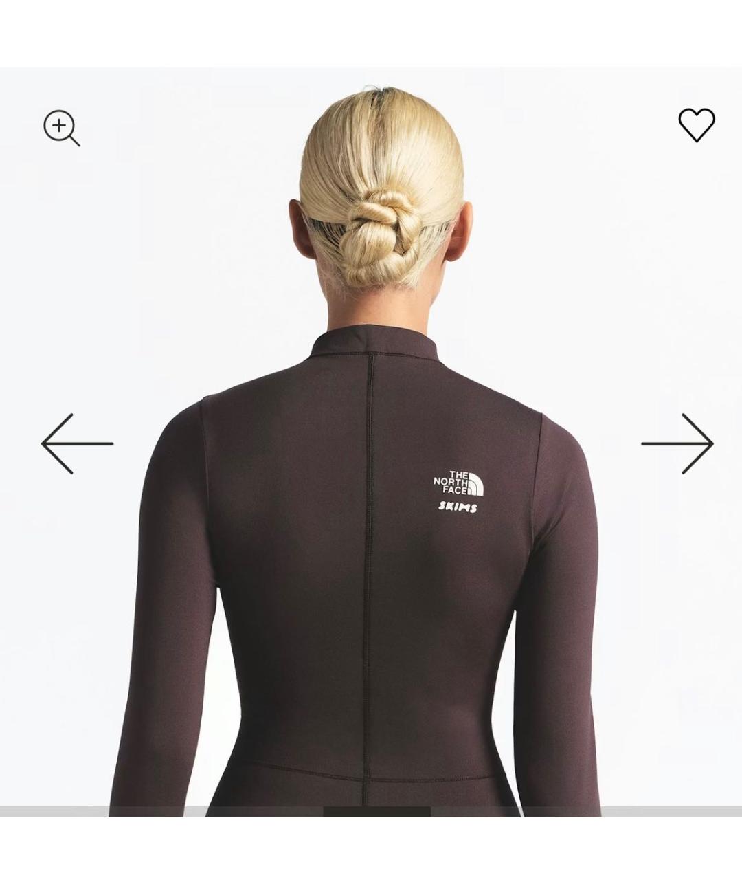 SKIMS Коричневый полиэстеровый комбинезон, фото 4