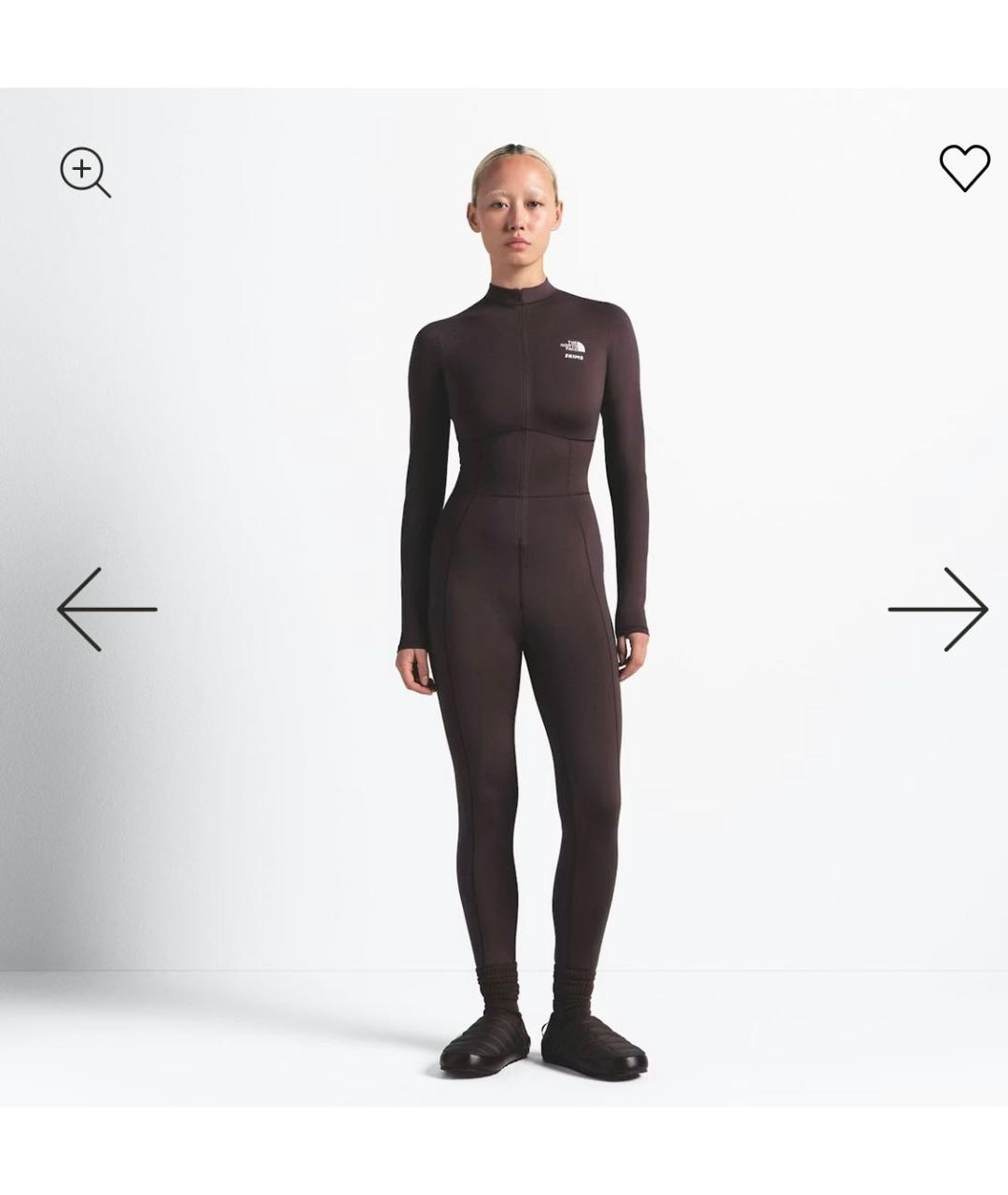 SKIMS Коричневый полиэстеровый комбинезон, фото 5