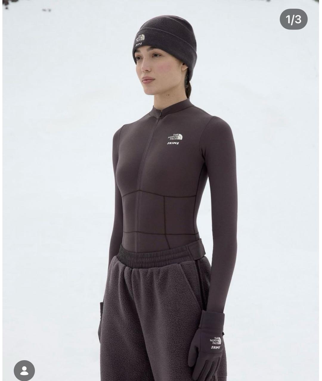 SKIMS Коричневый полиэстеровый комбинезон, фото 2