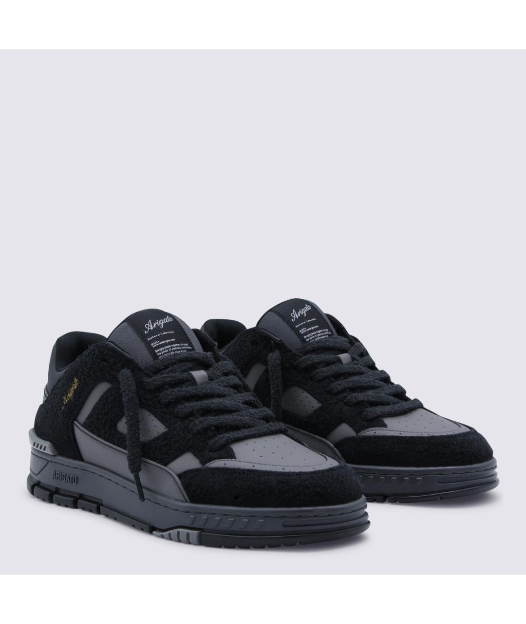 AXEL ARIGATO Черные кожаные низкие кроссовки / кеды, фото 2