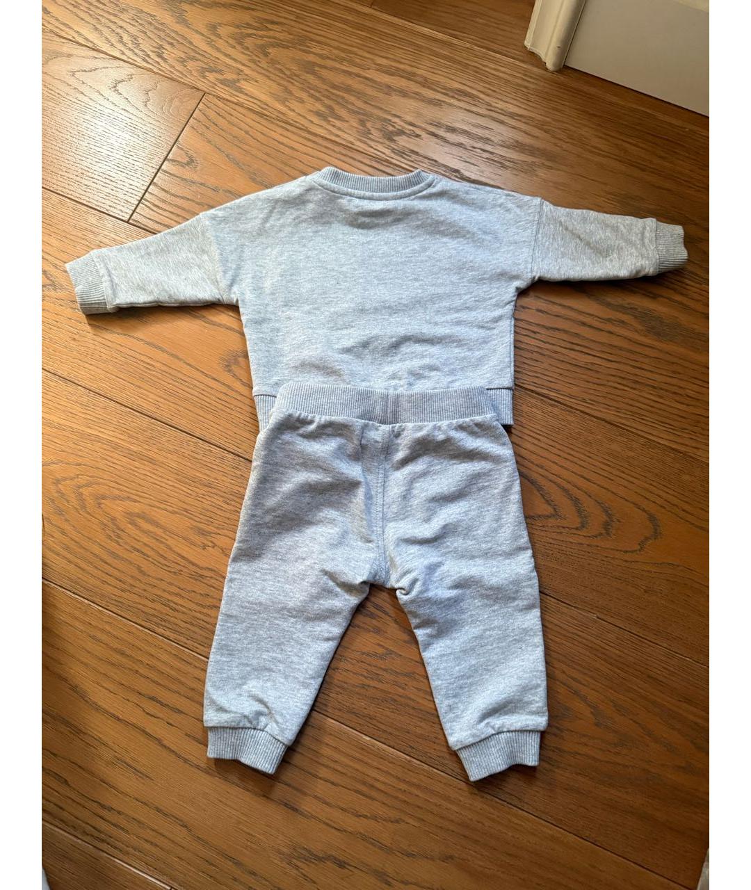 MOSCHINO Серый хлопковый комплект, фото 2