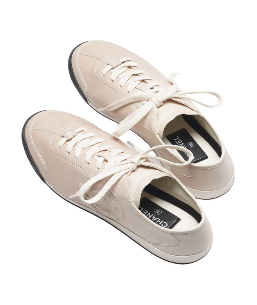 CHANEL Розовые кроссовки, фото 4