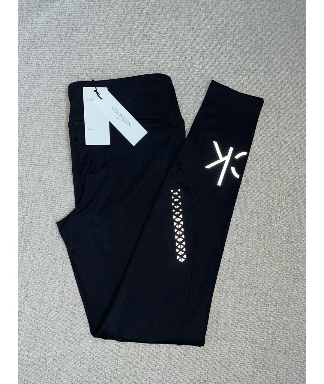 CALVIN KLEIN Черные леггинсы и велосипедки, фото 2