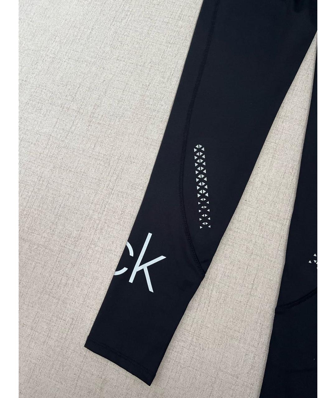 CALVIN KLEIN Черные леггинсы и велосипедки, фото 3