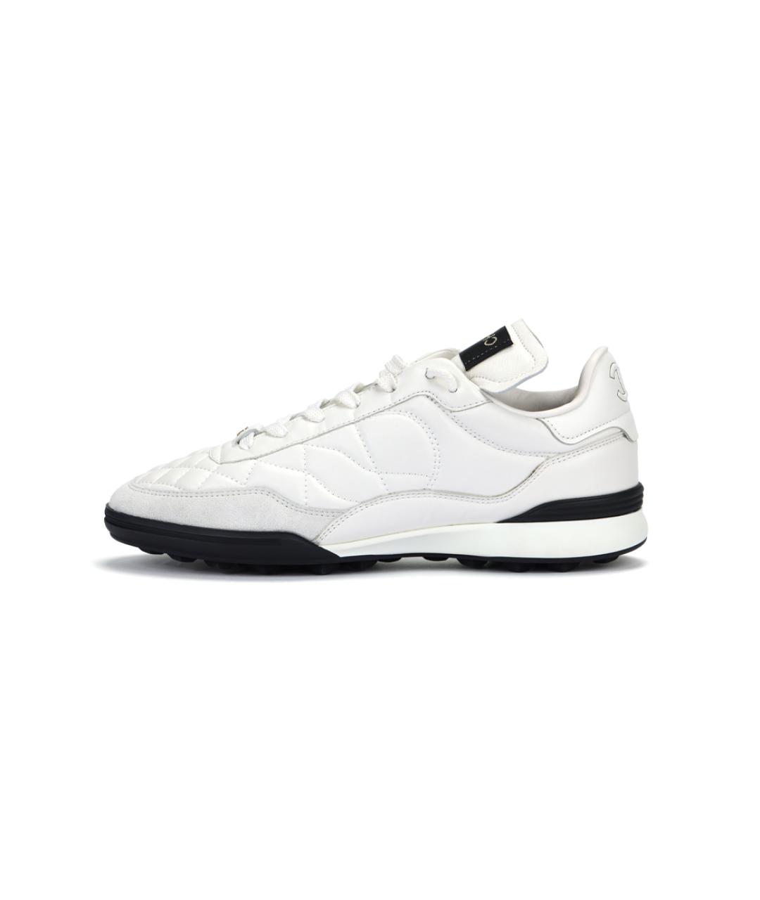 CHANEL Белые кожаные кроссовки, фото 2