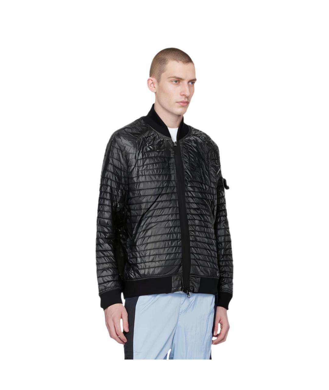 STONE ISLAND Черная куртка, фото 3