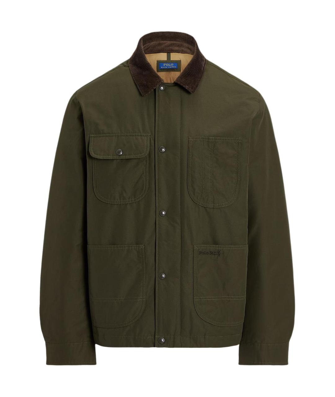 POLO RALPH LAUREN Хаки хлопковая куртка, фото 1