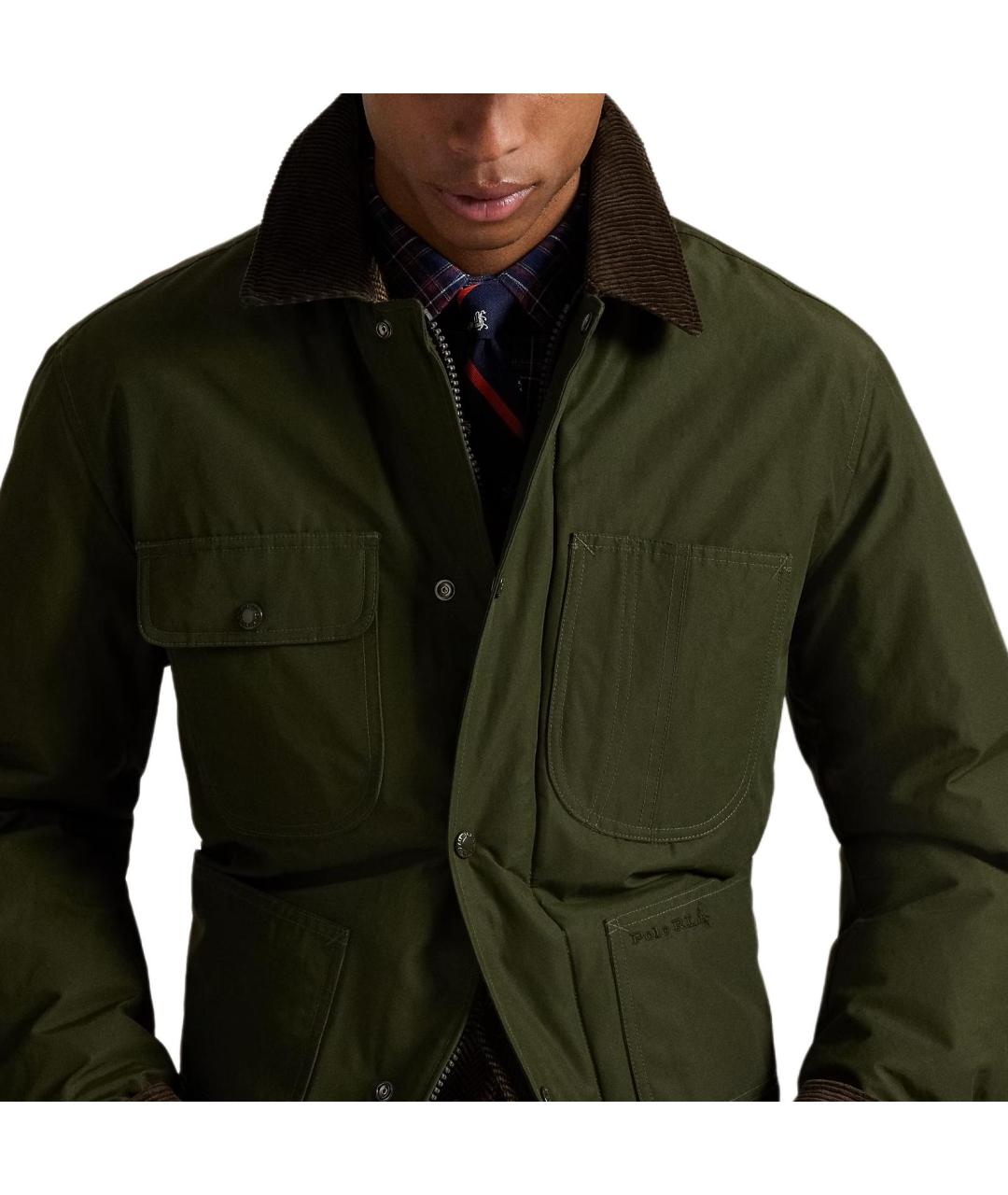 POLO RALPH LAUREN Хаки хлопковая куртка, фото 5