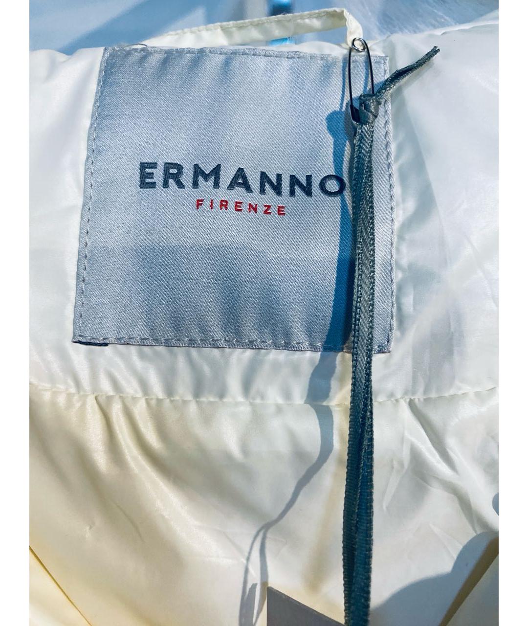 ERMANNO FIRENZE Белая вискозная куртка, фото 3