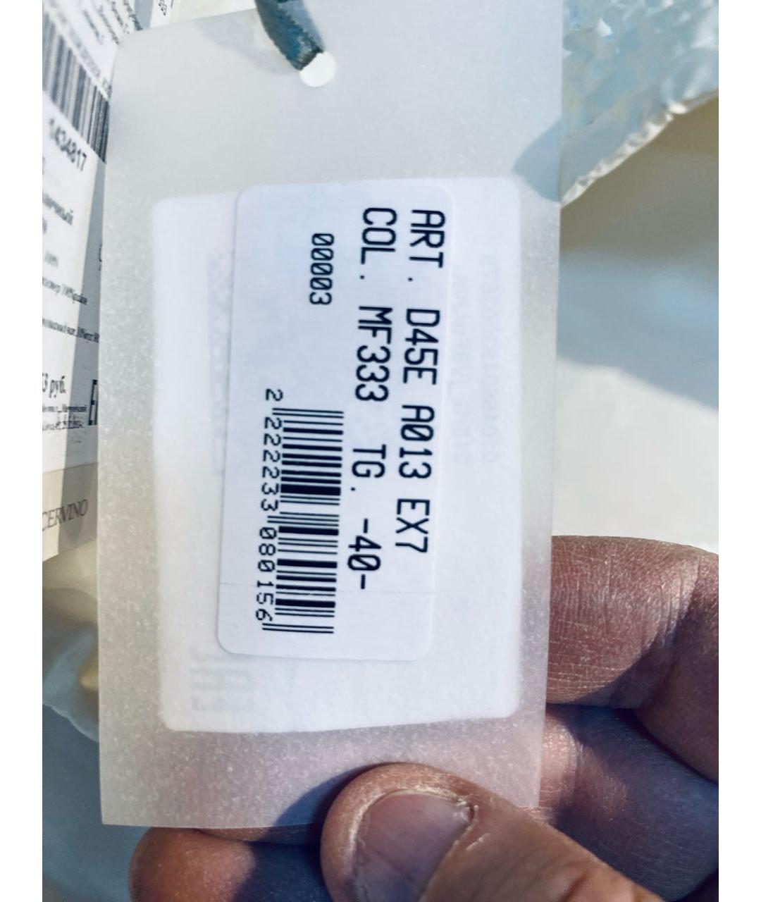 ERMANNO FIRENZE Белая вискозная куртка, фото 4