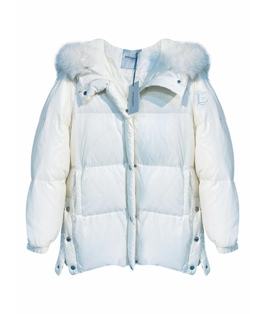 ERMANNO FIRENZE Белая вискозная куртка, фото 1