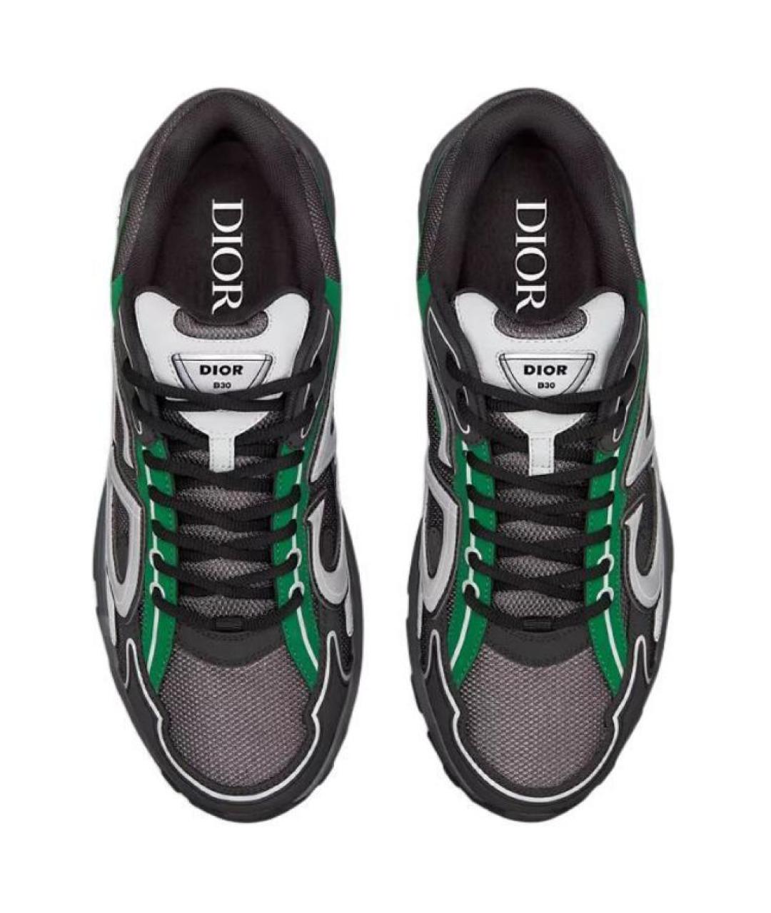 CHRISTIAN DIOR Серые низкие кроссовки / кеды, фото 4