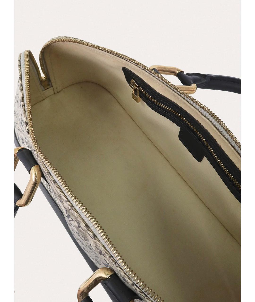 LOUIS VUITTON Серая сумка с короткими ручками, фото 4