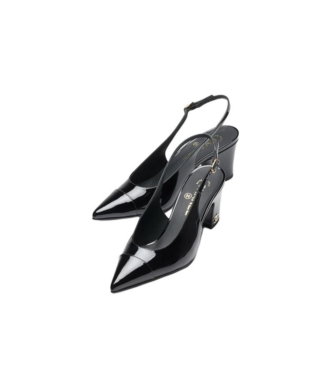 CHANEL Черные туфли, фото 3