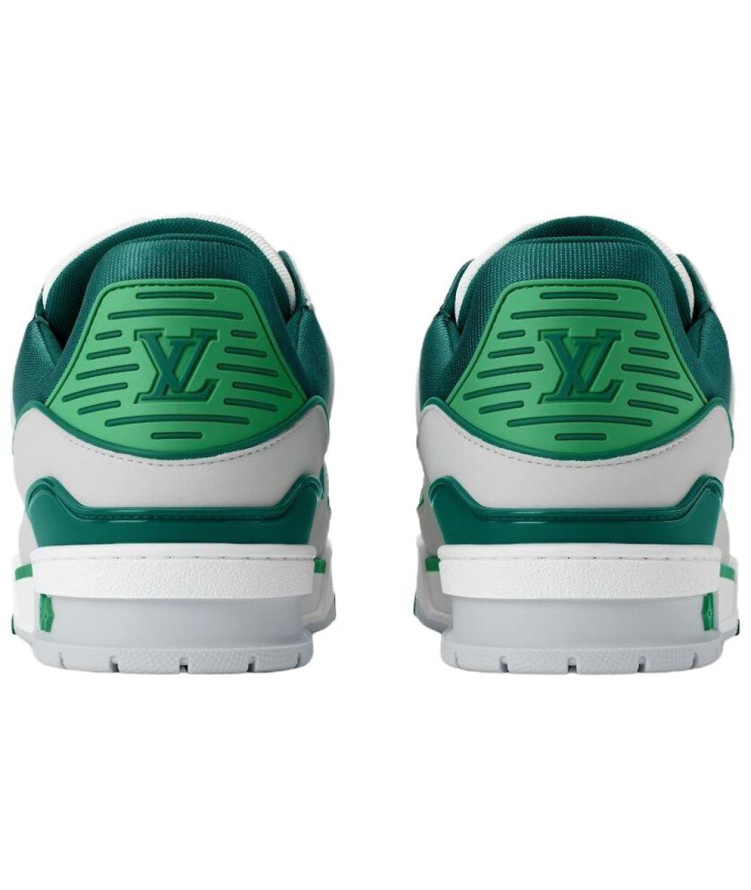 LOUIS VUITTON Зеленые низкие кроссовки / кеды, фото 5