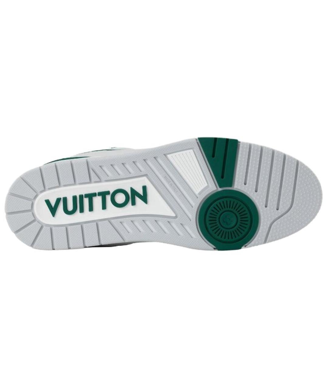 LOUIS VUITTON Зеленые низкие кроссовки / кеды, фото 6