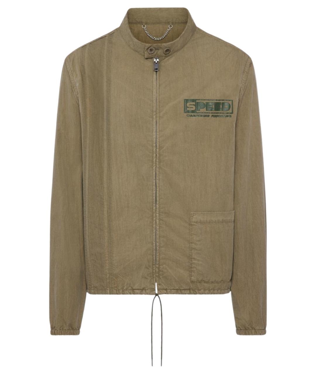 MAISON MARGIELA Зеленая хлопковая куртка, фото 1