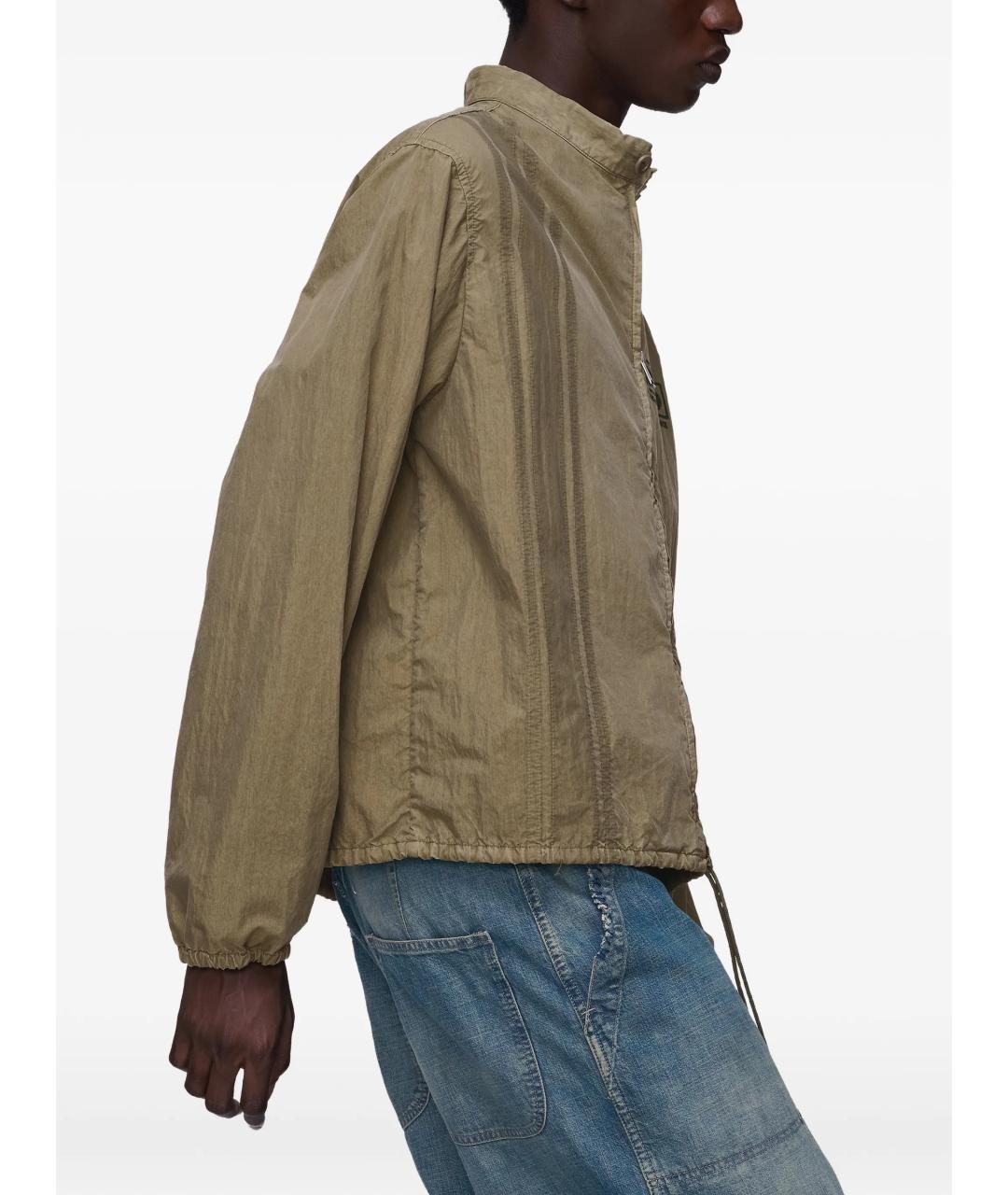 MAISON MARGIELA Зеленая хлопковая куртка, фото 3