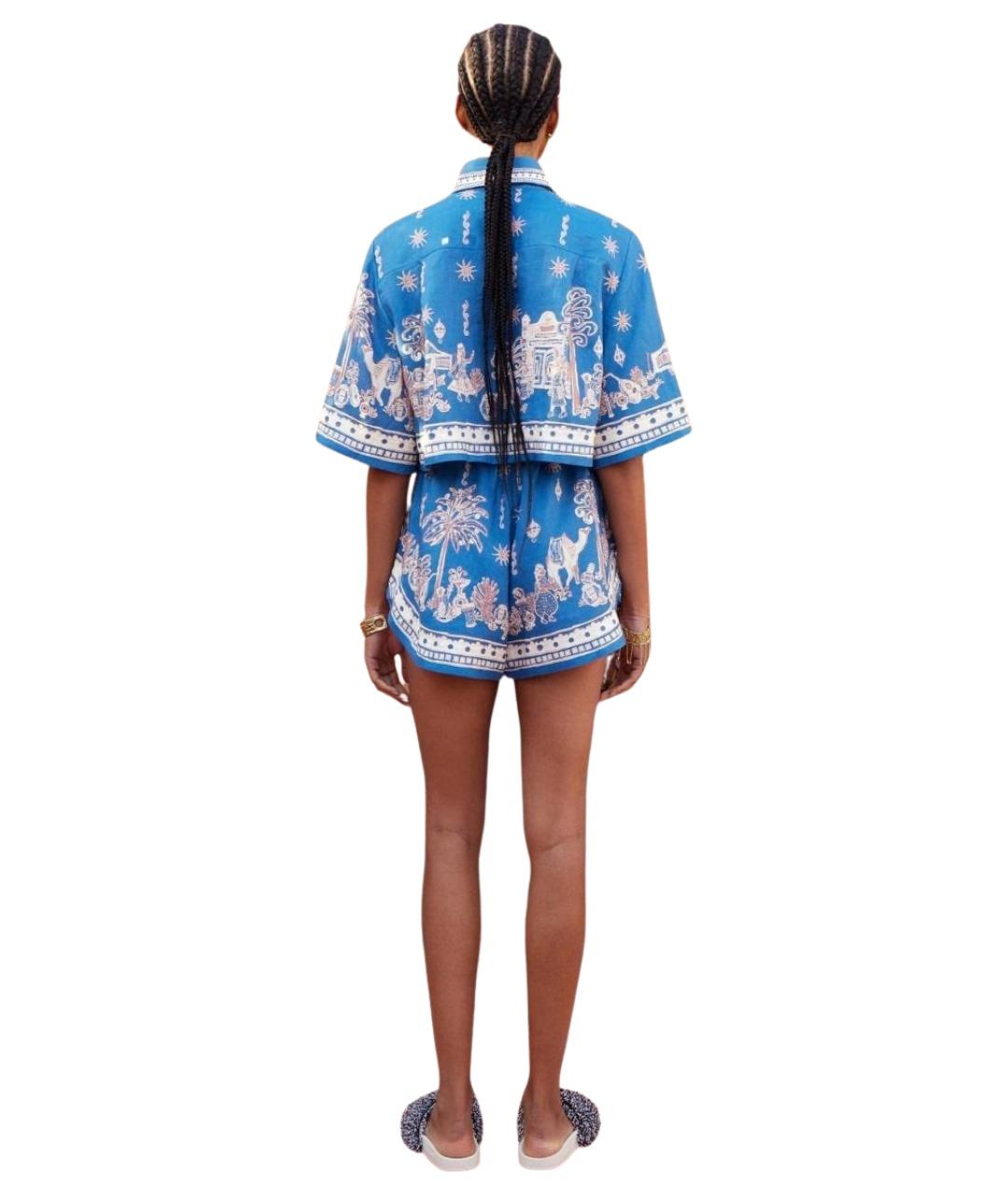 Alemais Синяя льняная рубашка, фото 4