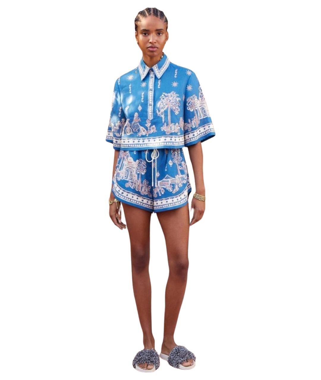 Alemais Синяя льняная рубашка, фото 2