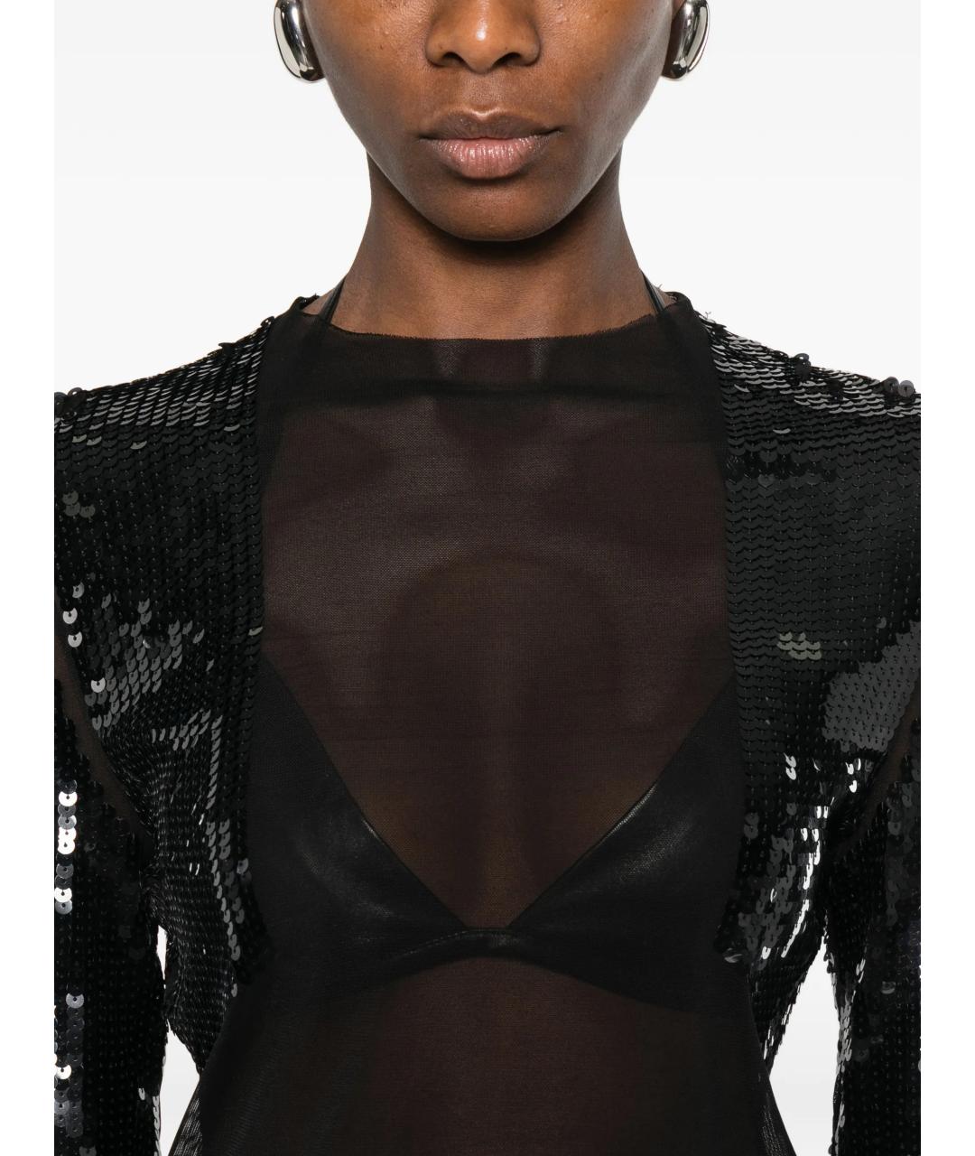 RICK OWENS Черная блузы, фото 4