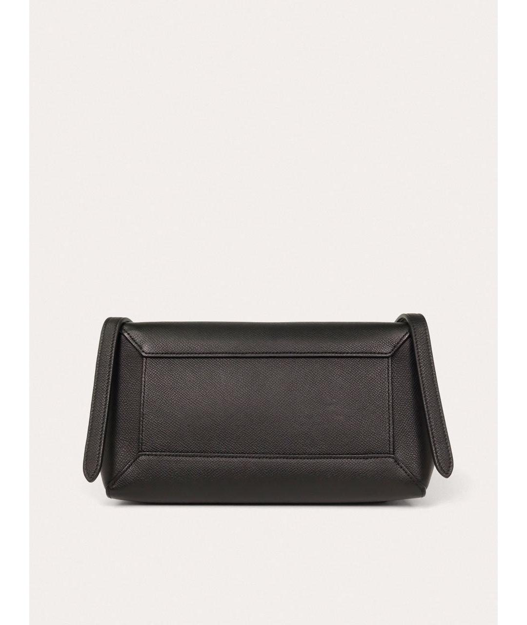 CELINE Черная кожаная сумка через плечо, фото 6