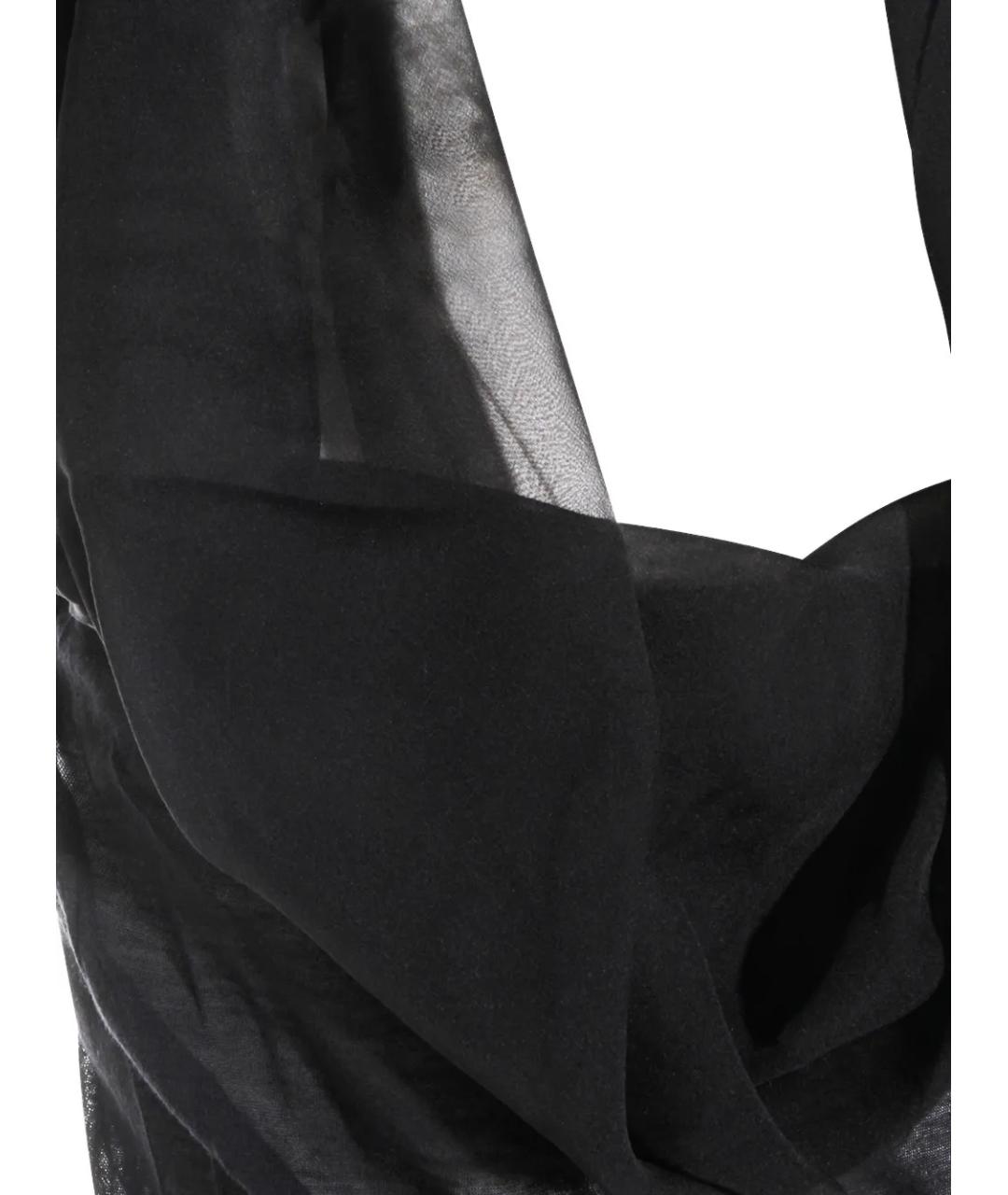 RICK OWENS Черная хлопковая майка, фото 3