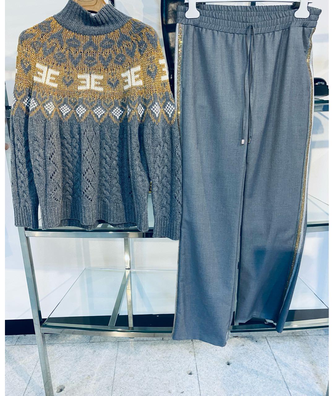 ERMANNO FIRENZE Мульти шерстяной костюм с брюками, фото 5