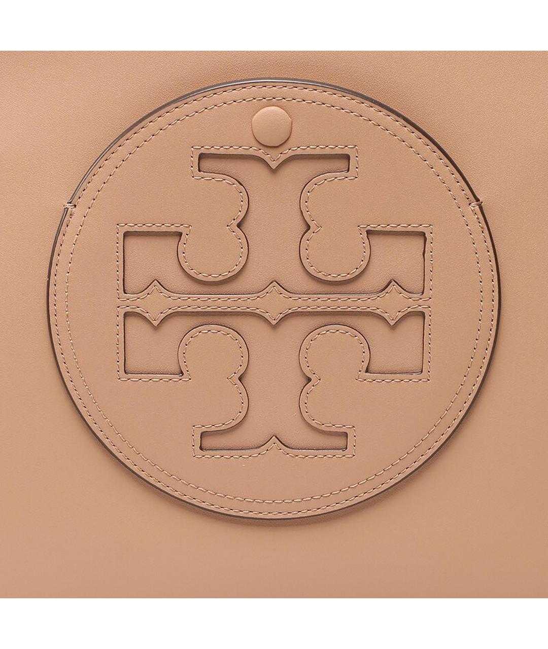 TORY BURCH Бежевая синтетическая сумка тоут, фото 3