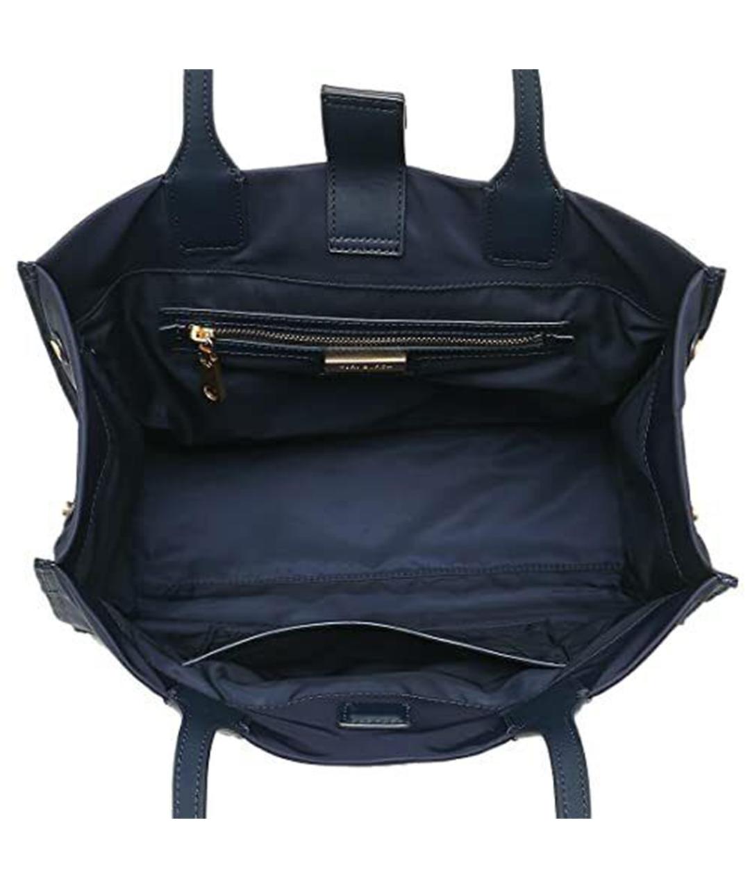 TORY BURCH Синяя синтетическая сумка через плечо, фото 3