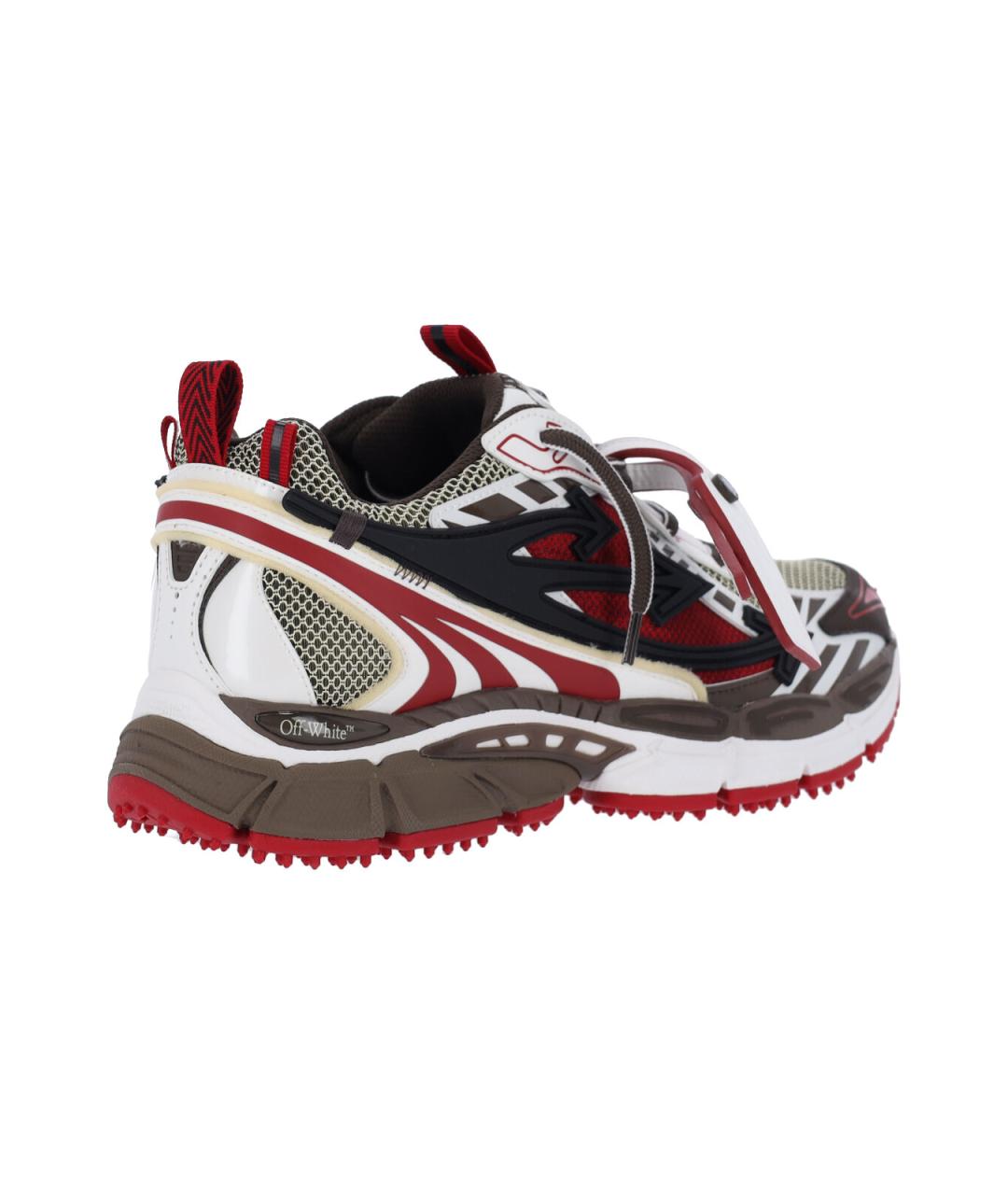 OFF-WHITE Мульти текстильные низкие кроссовки / кеды, фото 4