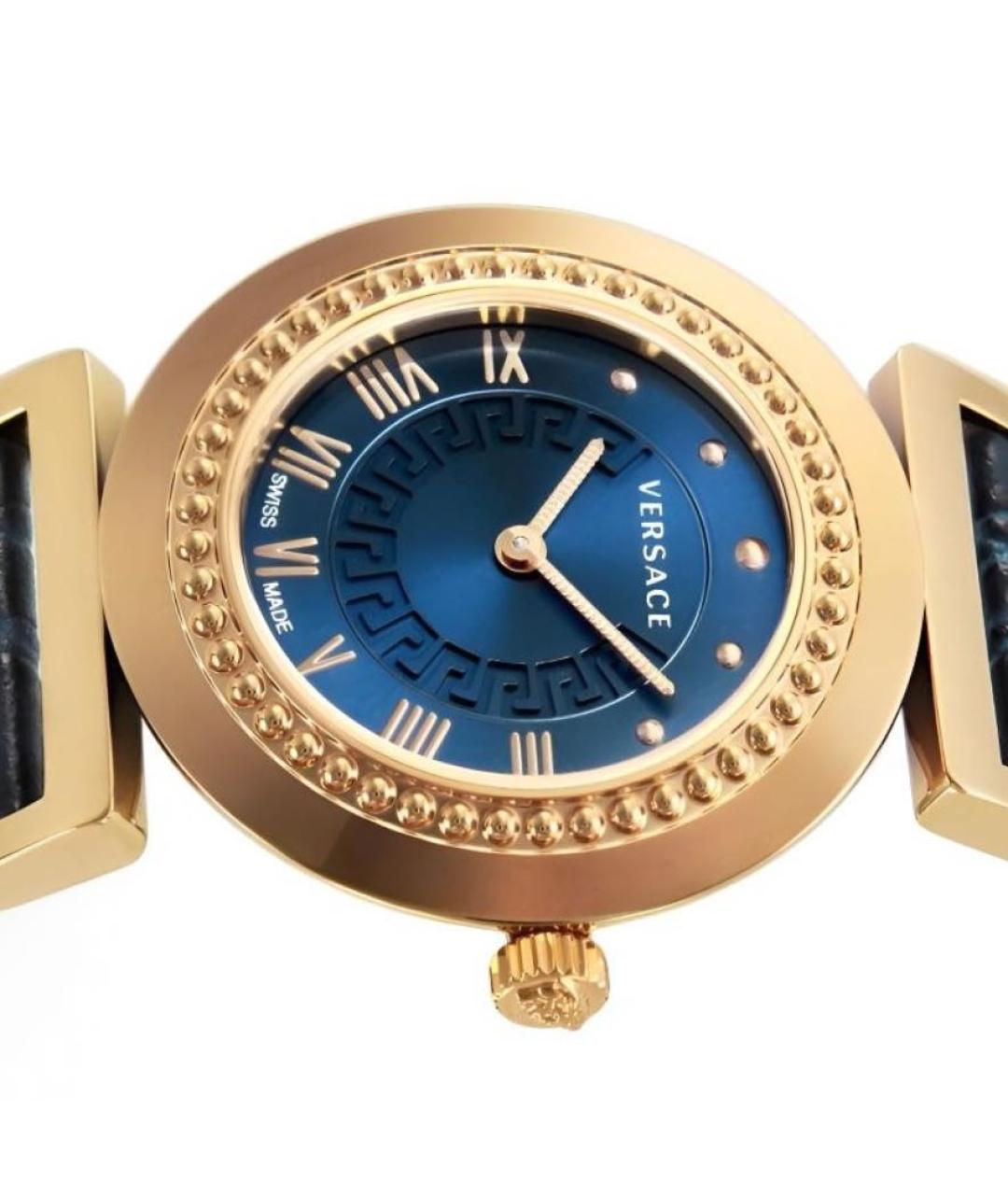 VERSACE Синие стальные часы, фото 2