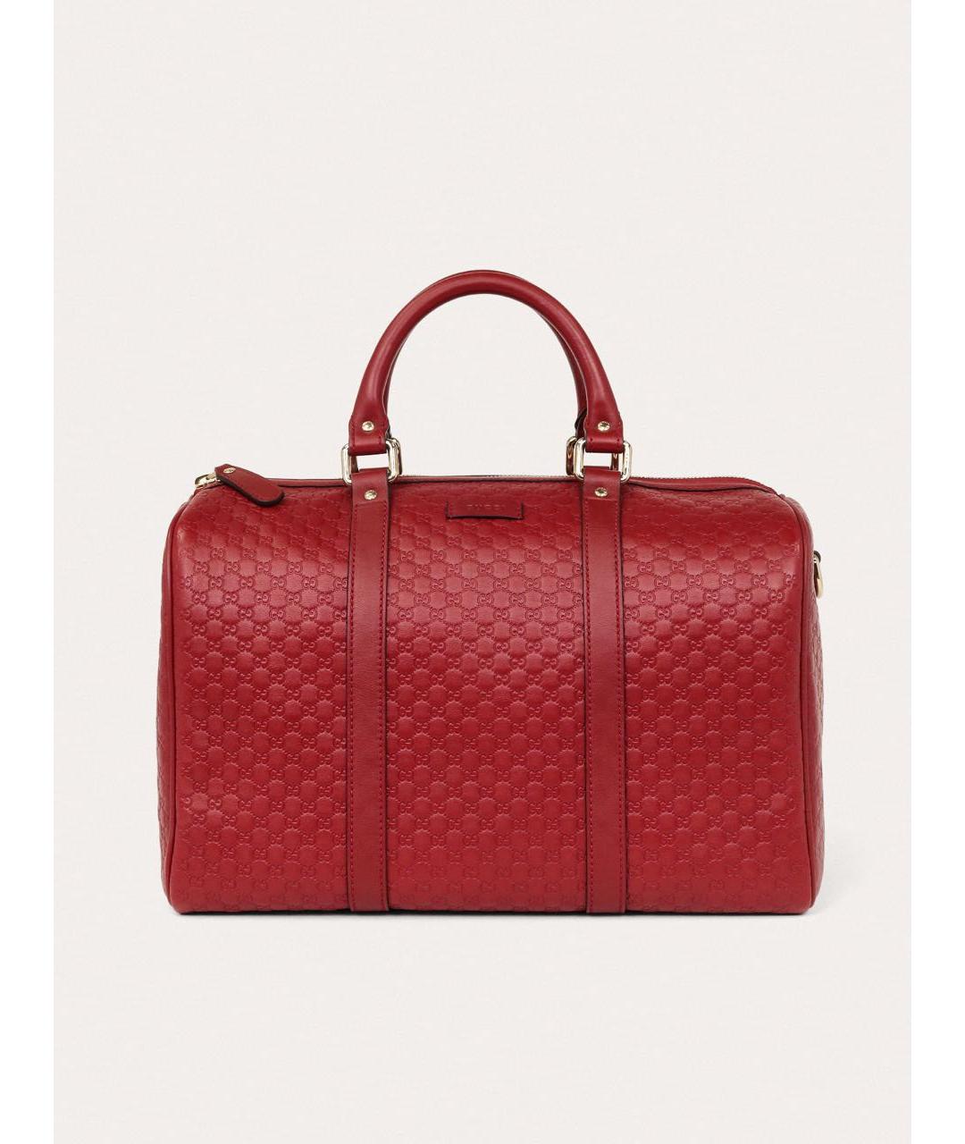 GUCCI Красная кожаная сумка с короткими ручками, фото 9