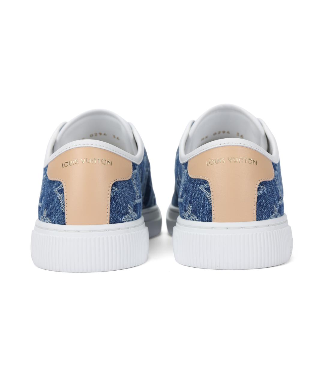 LOUIS VUITTON Синие кеды, фото 4