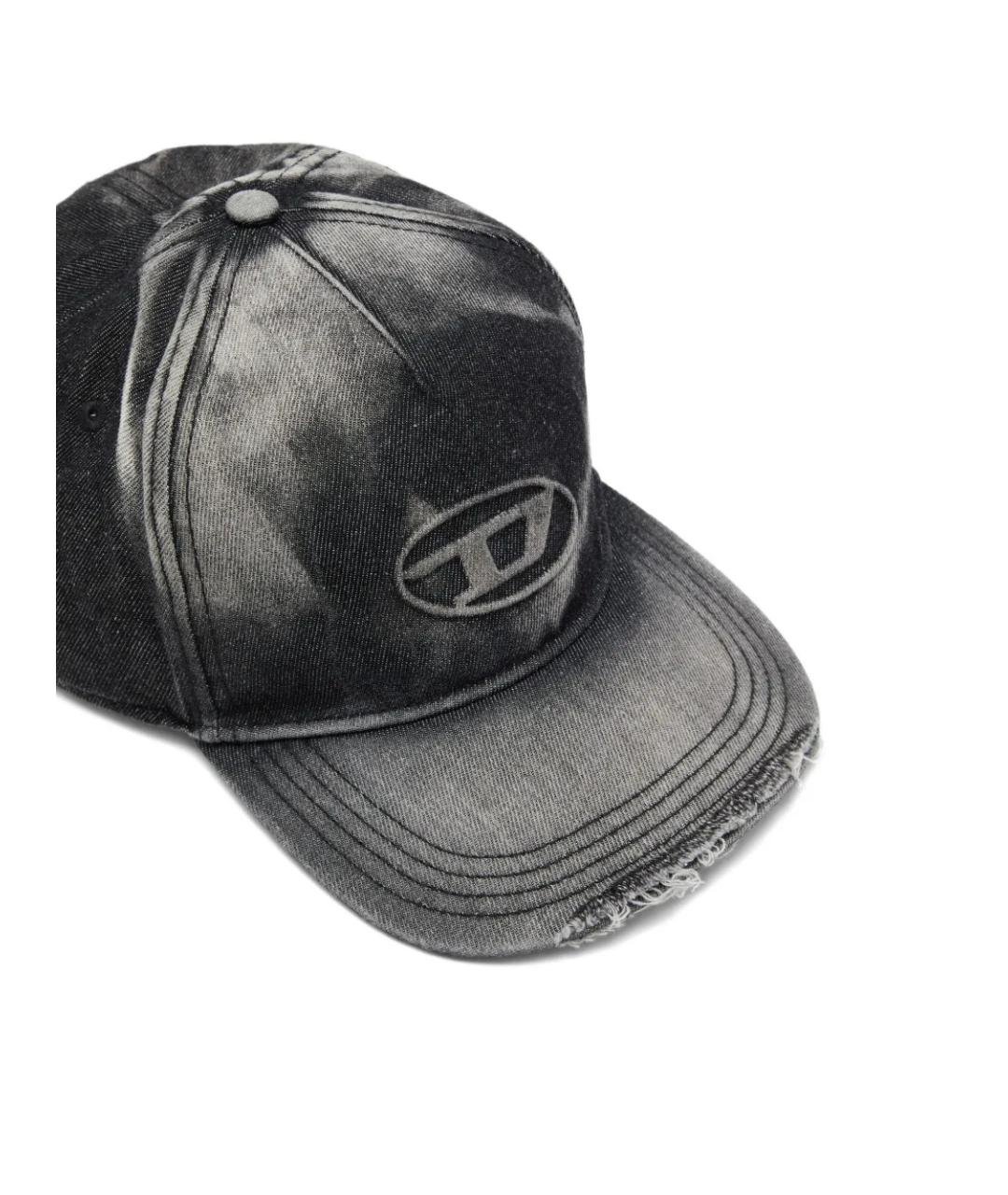 DIESEL Черная хлопковая кепка/бейсболка, фото 3