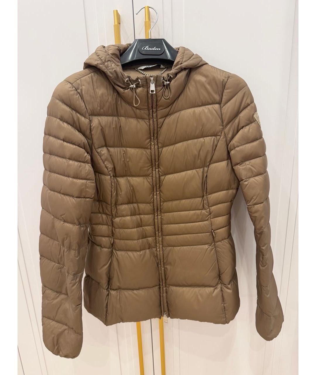 LIU JO Коричневая полиамидовая куртка, фото 9