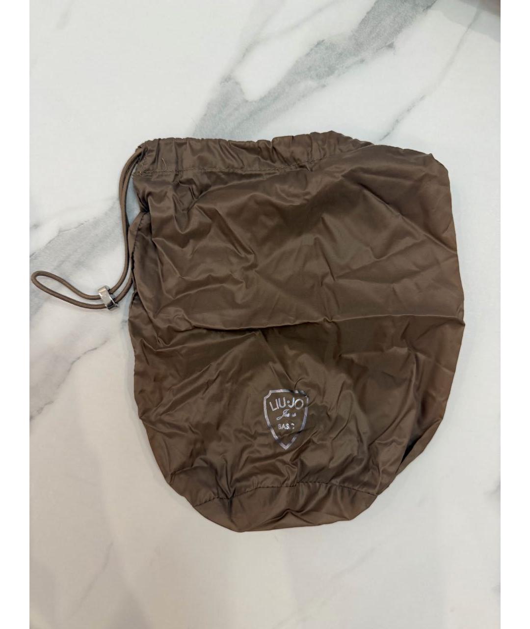 LIU JO Коричневая полиамидовая куртка, фото 8