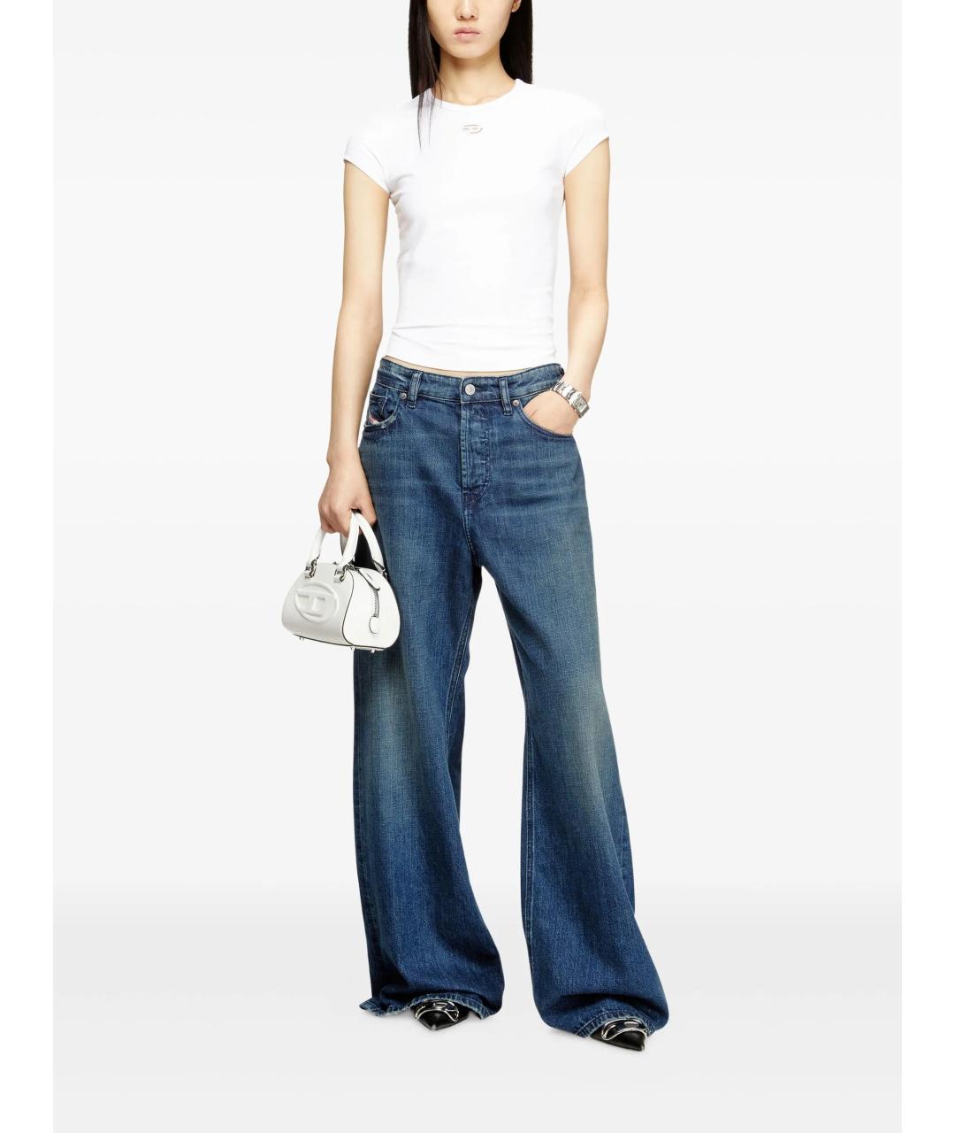 DIESEL Белая хлопковая футболка, фото 2