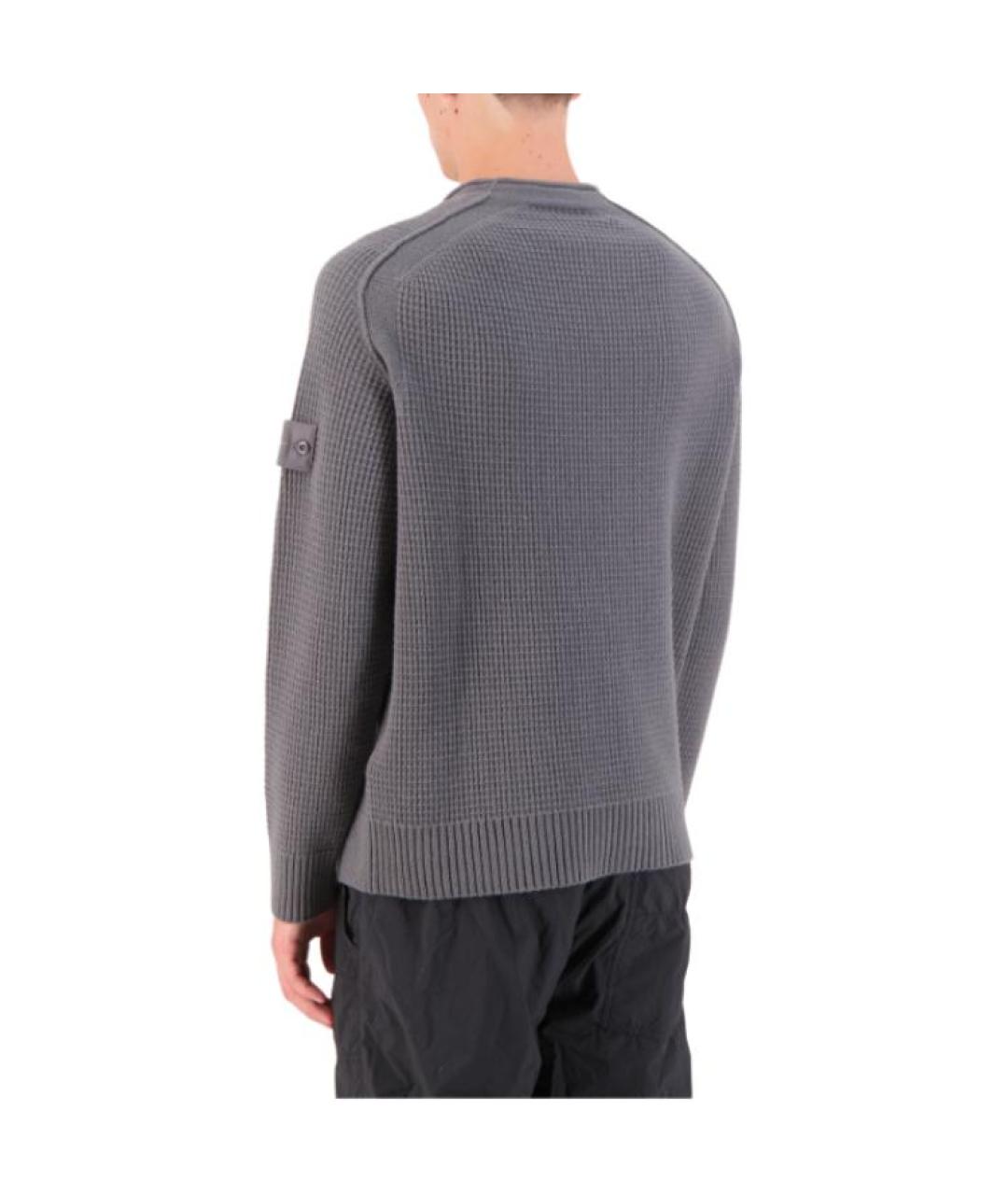 STONE ISLAND Серый джемпер / свитер, фото 2