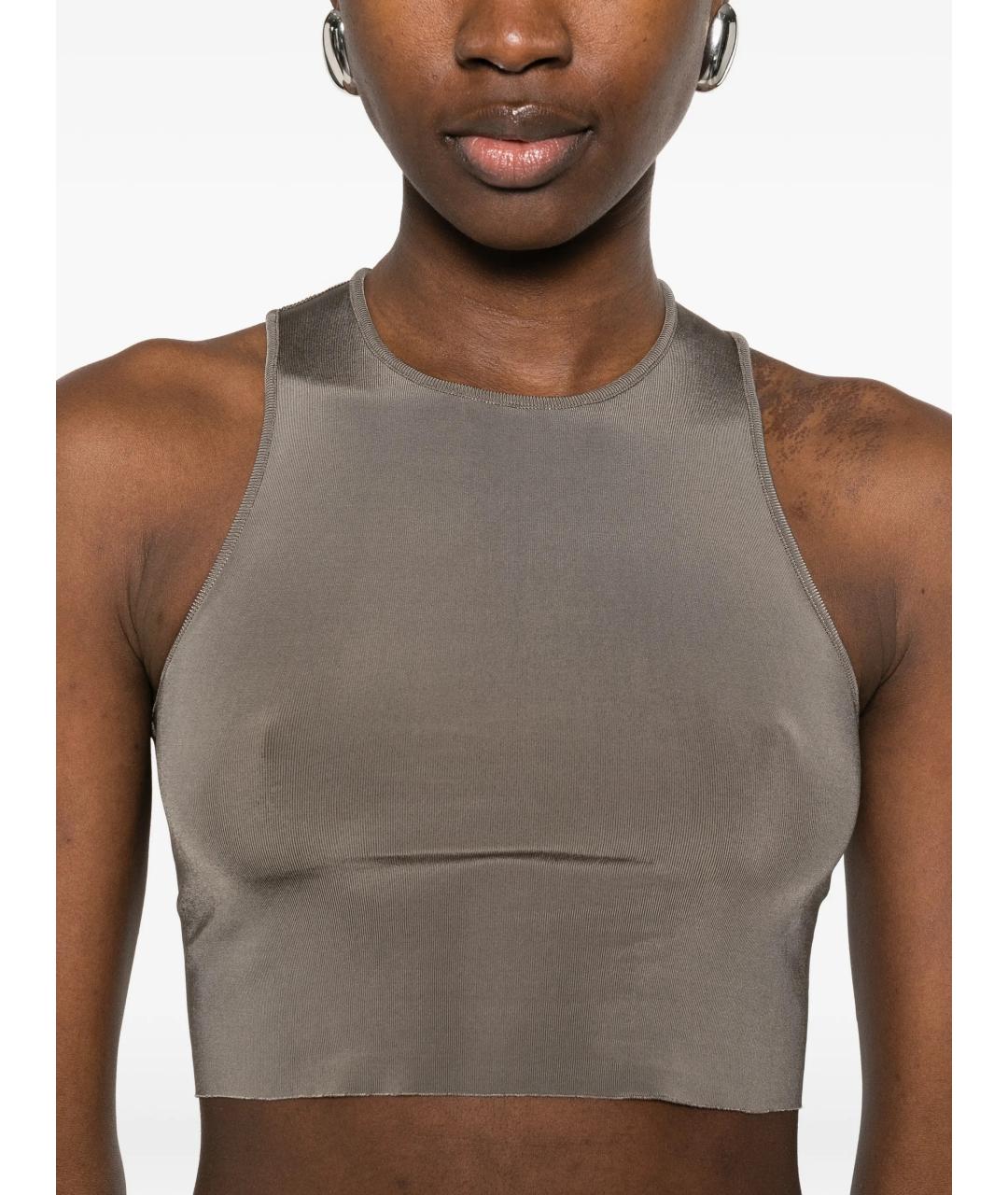 RICK OWENS Серая майка, фото 5