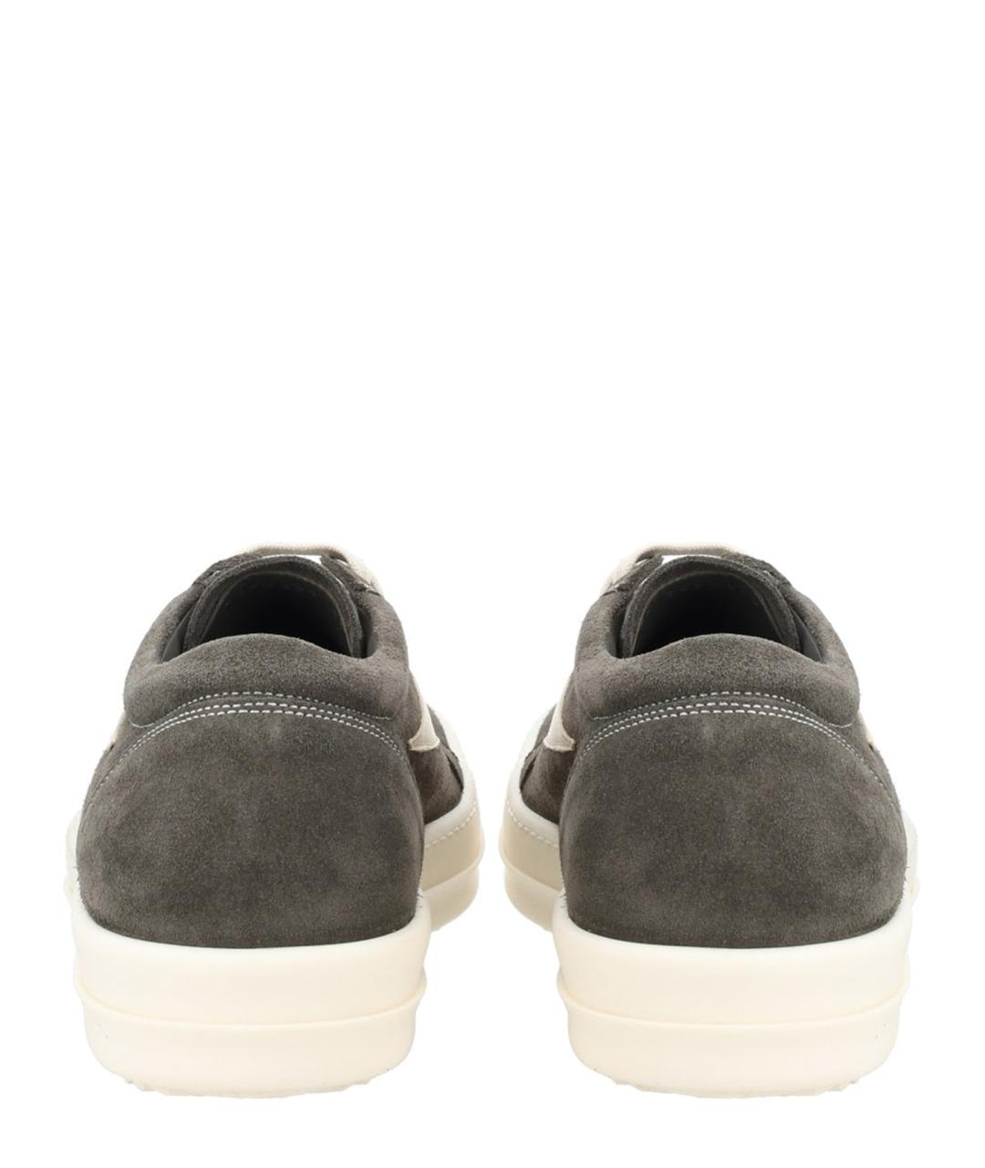 RICK OWENS Мульти кожаные низкие кроссовки / кеды, фото 3