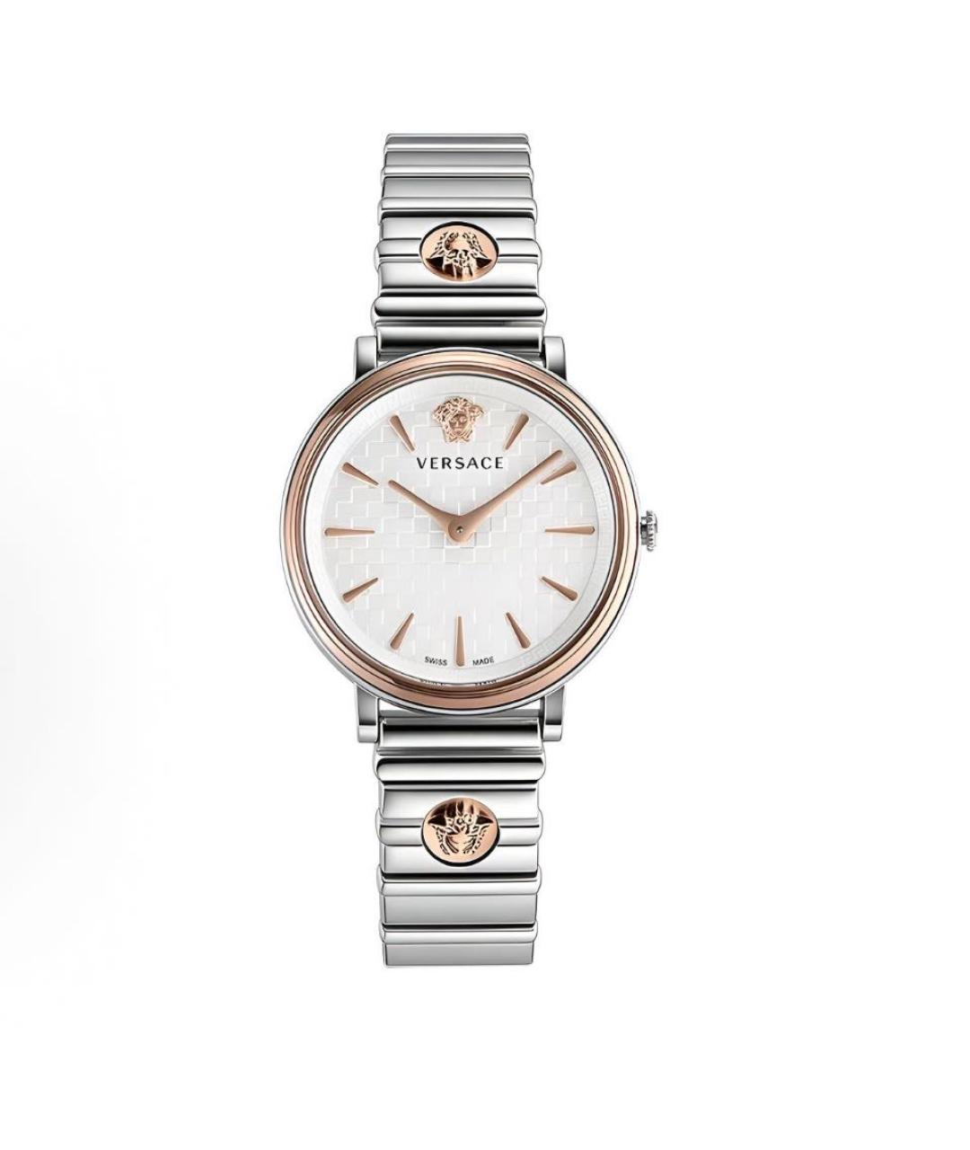 VERSACE Серебряные стальные часы, фото 9