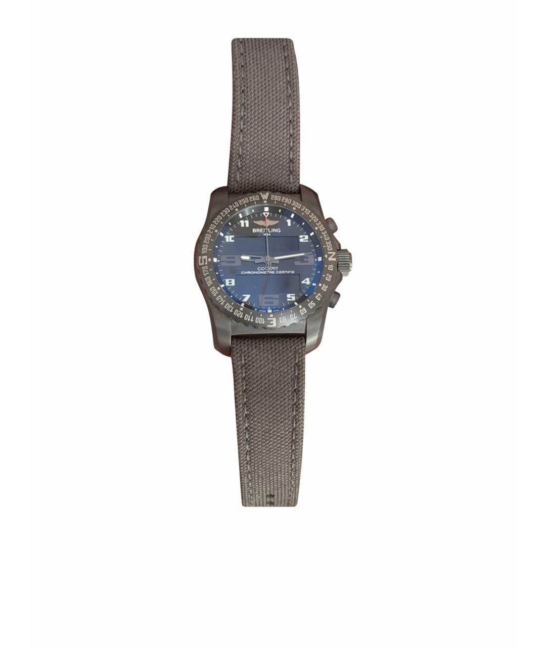 BREITLING Антрацитовые титановые часы, фото 1