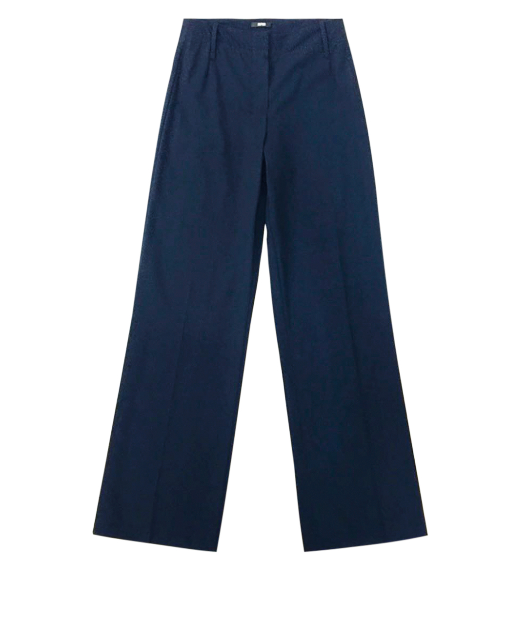HUGO BOSS Темно-синие кашемировые прямые брюки, фото 1