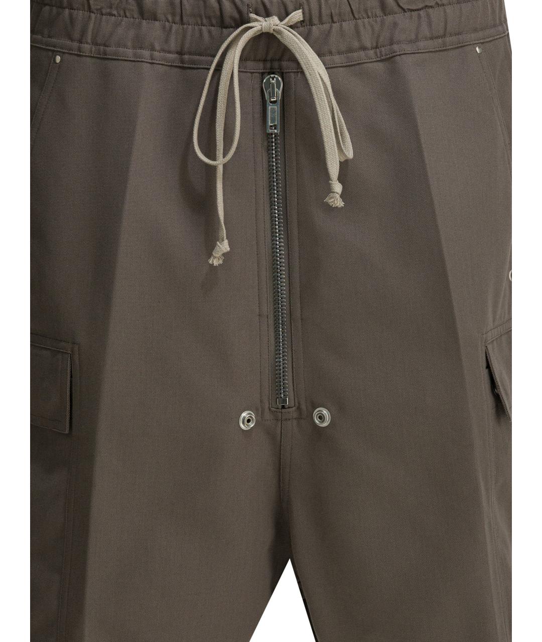 RICK OWENS Коричневые шорты, фото 3